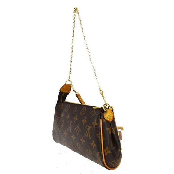 LOUIS VUITTON Eva 2Way Chain Shoulder Bag Monogram Leather Brown M95567 - Picture 15 of 16